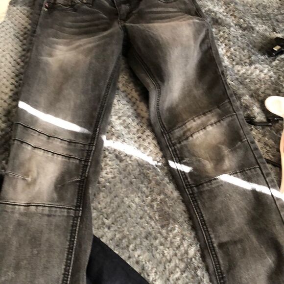 Vigoss The Jagger Skinny Moto Jeans size 16 GUC - Picture 6 of 6